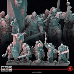 Warriors of the Ashes | Pre-Supported | 30mm Sea of the Ashes