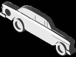 55 chevy keychain