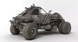 Apocalyptic Truck 3 3D model