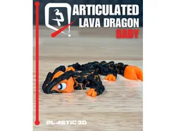 Articulated Lava Dragon- Baby