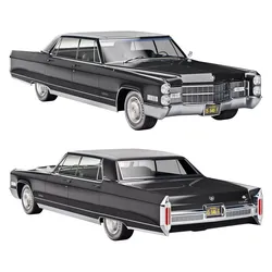 Cadillac fleetwood 1966 3D model