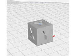 Cube test XYZ + support TEST
