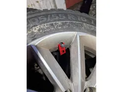 Disposable tire markers