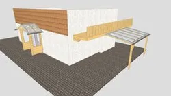 Eingangsvordach, Terrassenüberdachung Chieming