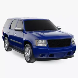 Full-Size SUV Simple Interior Generic 3D model