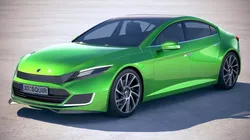 Generic Electric Sedan 2 2017 3D model