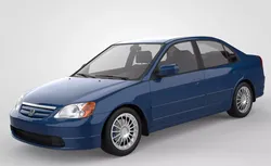 Honda Civic VTEC 3D model