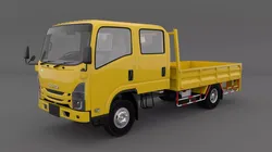 ISUZU ELF Light cargo truck double cabin  3D model