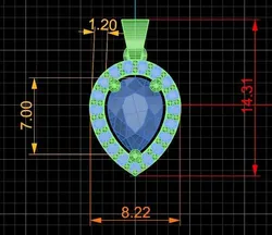 Jewelry & Accessories STL indir - druppelketting - Artun Uhanyan