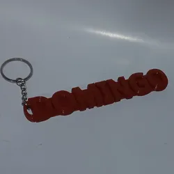 Jewelry & Accessories STL indir - Sleutelhanger met naam Domingo - Nina Ponce 3D