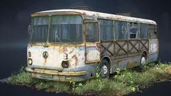 LAZ-695N Bus Game Ready Set Low-poly 3D model