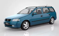 Opel Astra G  Station Wagon 3D model