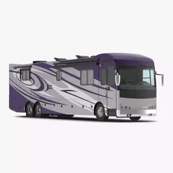 Recreation Vehicle Generic Simple Interior 3D model