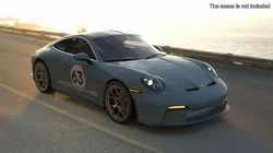 Sport Car Porsche 911 2024 Blue 3D model