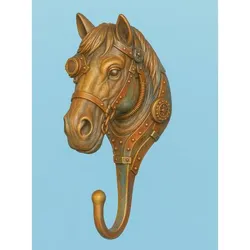 Steampunk Horse Wall Hook