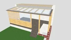 Terrassenüberdachung Stein