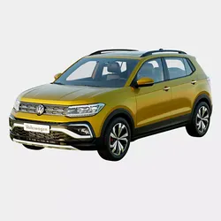 Volkswagen Taigun 2023 GT Plus Spec Low-poly 3D model