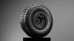Yokohama Geolander MT G003 Offroad Tire 3D model