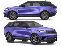 2018 Land Rover Range Rover Velar Byron Blue 3D model
