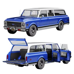 Chevrolet suburban 1972 3D model
