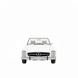Classic White Convertible Roadster
