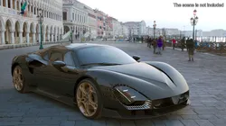 Exclusive Supercar Coupe Black Simple Interior 3D model