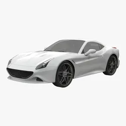 Generic Sport Car 3D Model 3D model