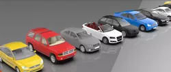 Low-Poly cars Low-poly 3D model