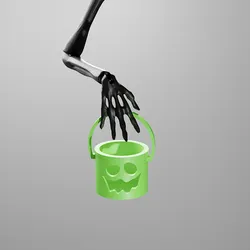 MONSTER HIGH Halloween bucket FOR DOLLS G1