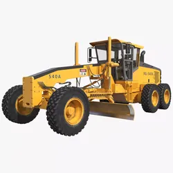 Road Grader 3D model