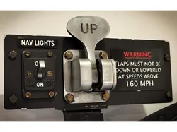 Spitfire Flaps & Nav Lights switch mod