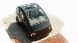 Tiny electric car Peripeteia black 3D model