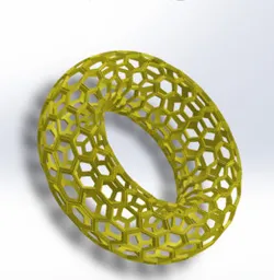 Torus with hexagon mesh