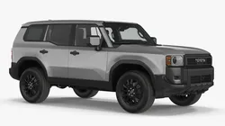 Toyota Land Cruiser 2024 Silver Color 3D model