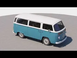 Volkswagen T2 3D model