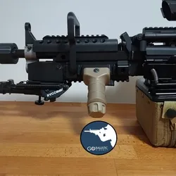 A&K M249 PICATINNY SIDE RAILS 45 angle