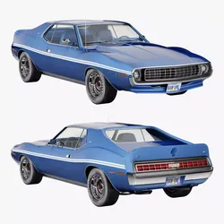 AMC AMX SST-1972 3D model