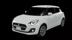 Animated White Swift  Low-poly 3D model