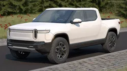 Electric Pickup Truck White 3D model