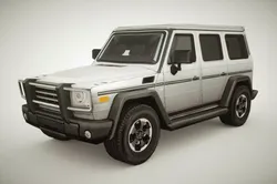 Generic SUV v5 Low-poly 3D model