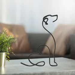 Home Decorations & Ornaments STL Download - Desktop Line Art - Dogby OALPO