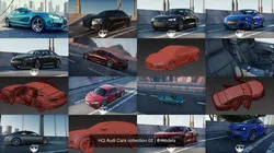 HQ Audi Cars collection 02 3D Model Pack