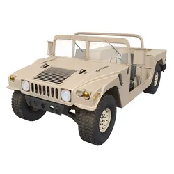 Humvee HMMWV-M1123 Desert Military track 3D model