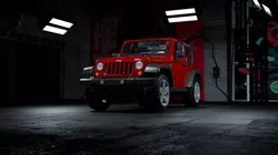 Jeep Wrangler Low-poly 3D model
