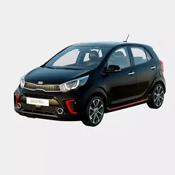 Kia Picanto 2020 GT Line Spec Low-poly 3D model