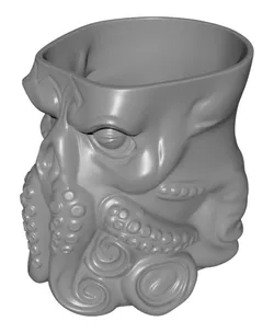 Kraken Octopus Pot | Cthulhu Tentacle Pen Holder