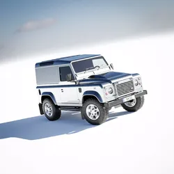 Land Rover Defender 90 Hardtop 2014 3D model