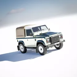 Land Rover Defender 90 Pickup 2012 3D model
