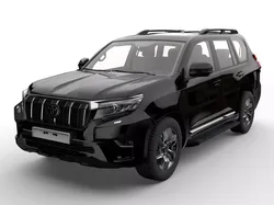 Landcruiser prado Low-poly 3D model