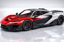 McLaren W1 2025 Futuristic High Performance Hypercar 3D model